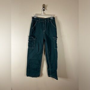 H&M green cargos size 4